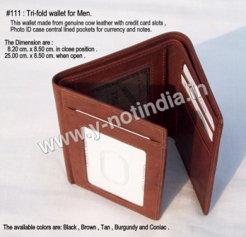 Back/Brown/Tan Rfid Mens Leather Wallets