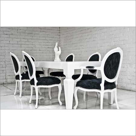 French Wooden Dining Set