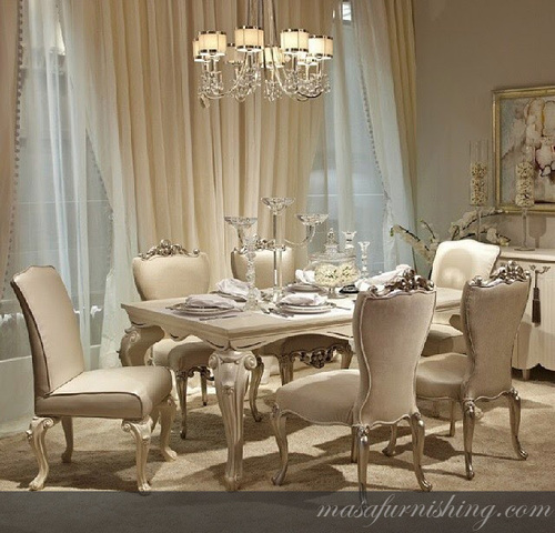 Italian Luxury 6 Seater Dining Set