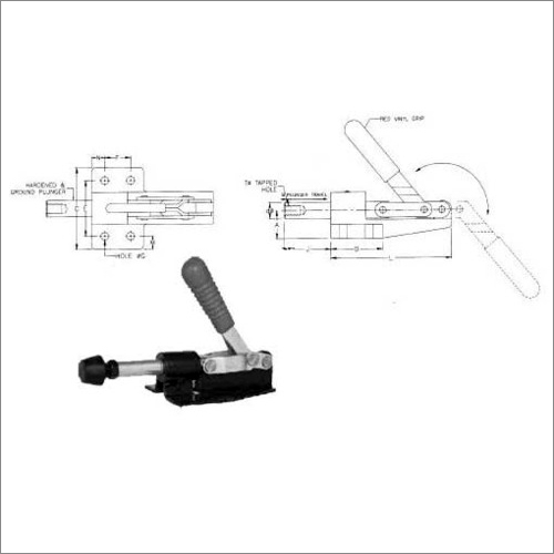 Push Pull Action Toggle Clamp Front Base