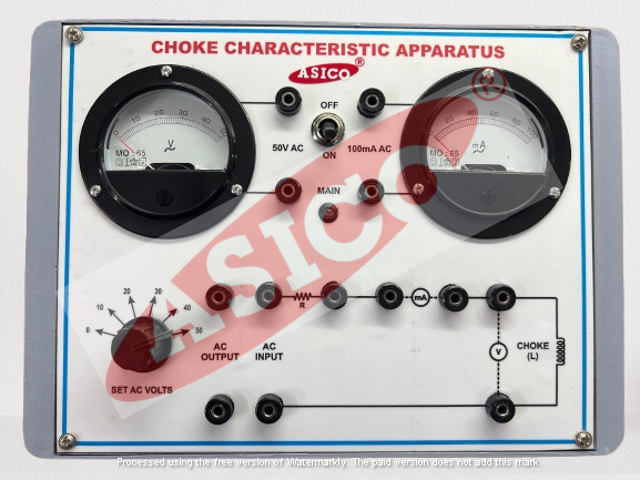 Choke Characteristics Apparatus