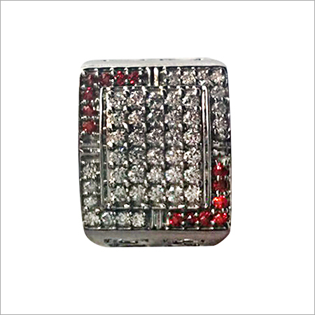 Designer Silver Stone Ring