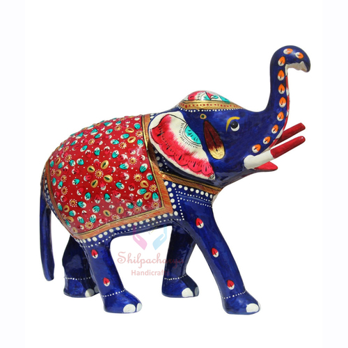Meenakari Elephant By SHILPACHARYA HANDICRAFTS