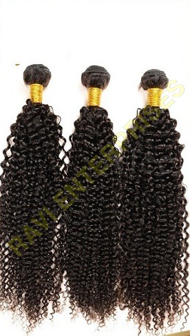 Non Remy Kinky Curly Human Hair