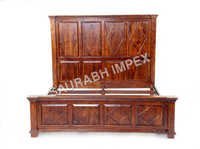 थाली रेंज लकड़ी का बिस्तर फ़र्नीचर