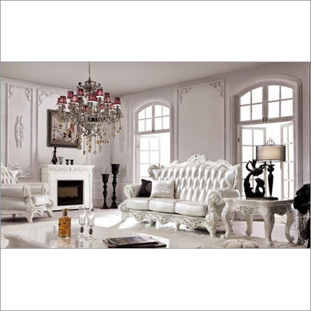Antionette Wooden Sofa Set 