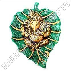 White Metal Ganesha Wall Hanging