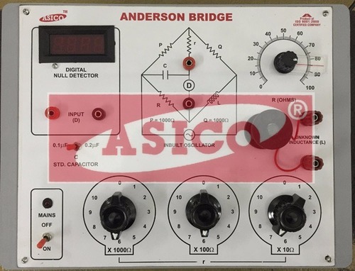 Anderson Bridge with Oscillator and Null Detector
