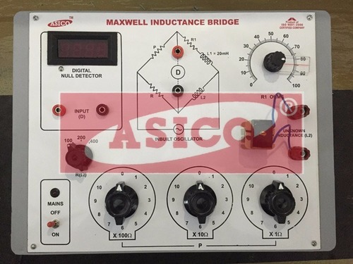 Maxwell Inductance Bridge By AMBALA ELECTRONIC INSTRUMENTS