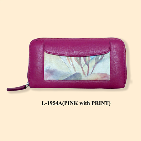 Printed Leather Purses
