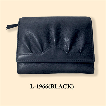 Ladies Black Leather Wallets