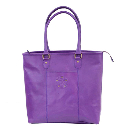 Ladies Leather Beach Bag