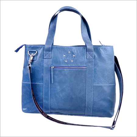 Blue Leather Handbags