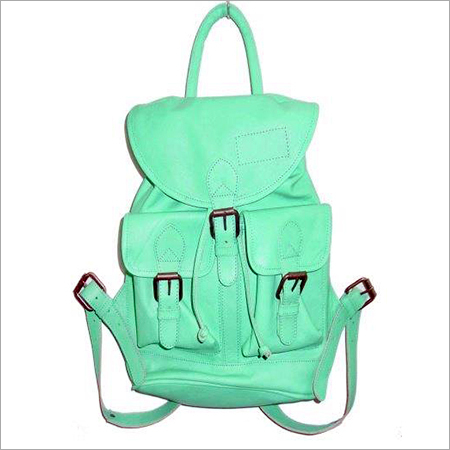 Unisex Leather Backpack