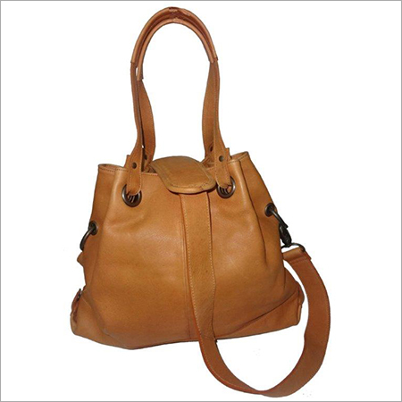 Ladies Brown Leather Handbag