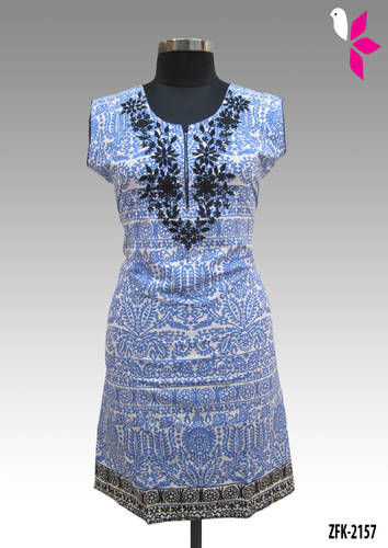 Cotton Embroidered Kurti