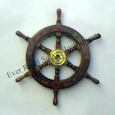 Wooden Ship Wheel