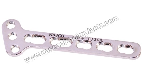3.5 mm Small Oblique T Plate