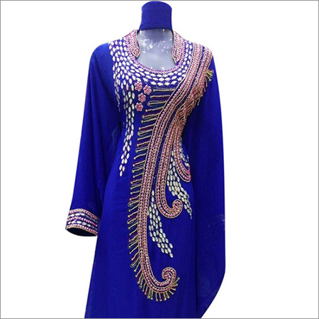ladies kaftan with collar design