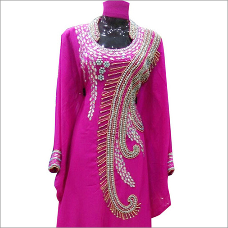 ladies kaftan with collar design