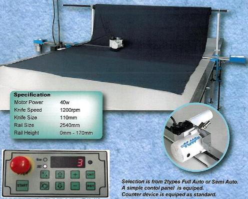 KM cloth cutting machine end cutter series