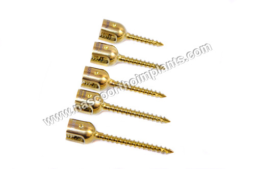 4.5 mm Single Lock Monoaxial Screw