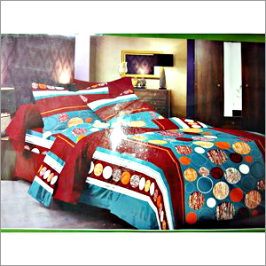 Bed Sheet - 100% Cotton Double Bed, Red | Soft Touch, Smooth Finish, 2 Pillow Covers