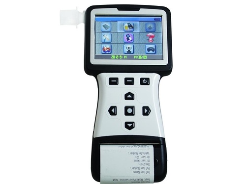 Alcohol Analyser with Inbuilt Printer FIT240P - 3.5" TFT Touchscreen, Electrochemical Sensor, Thermal Printer, 50,000+ Memory, Rechargeable Battery, PC Download