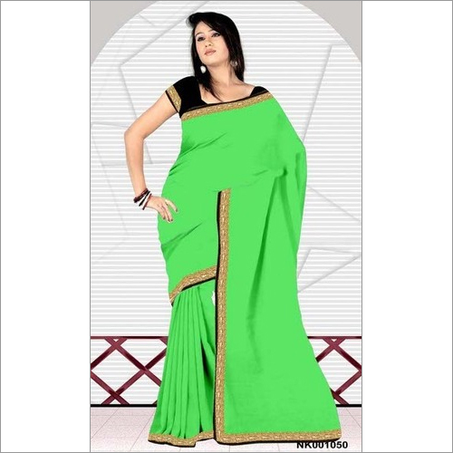 Light Green fancy Sarees with blouse
