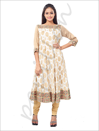 Embroidered Cotton Kurtis