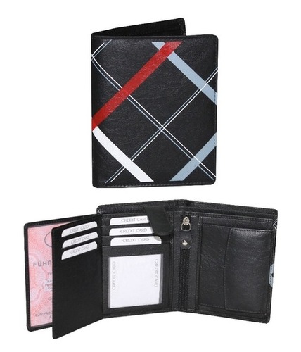 Printed Leather Wallet