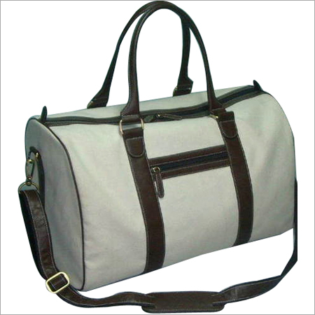 Canvas Leather Travel Bag