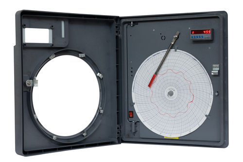 11 Inch 1 Pen Circular Chart Recorder With Display