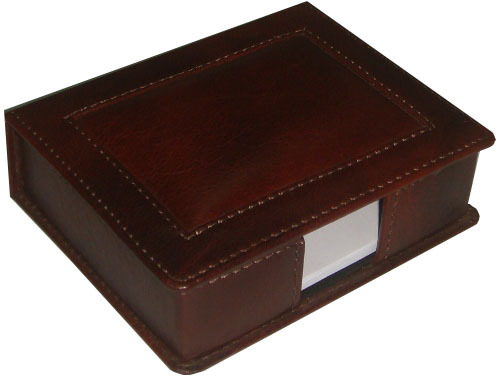 Leather Paper Slip Holder