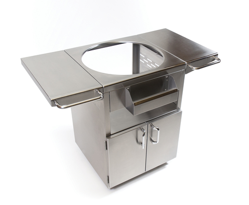 Stainless steel accessories table