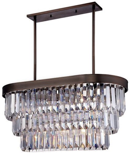 Burnished Bronze Chandelier