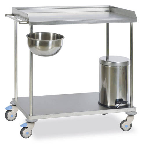 stainless steel dressing trolley