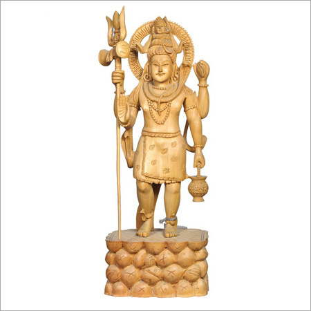 Wooden God Sculptures