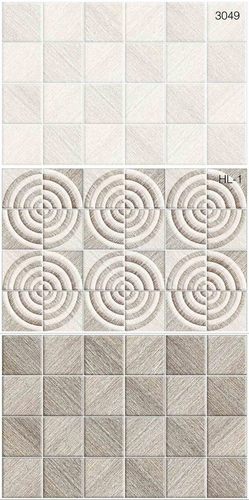 Mexican Tile - Ceramic 12x18 Inch Grey | Acid-Resistant, Antibacterial, Heat Insulation, Scratch Resistance