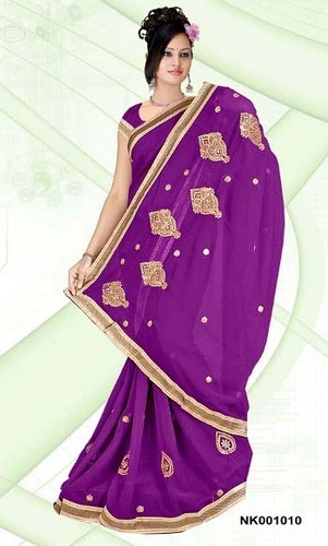 Embroidery fancy Saree