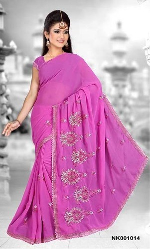 Embroidery fancy Saree
