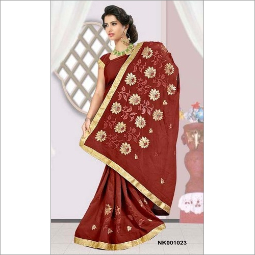 Embroidery fancy Saree