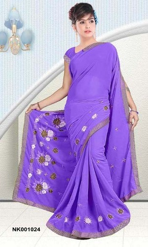 Designer Embroidery Saree