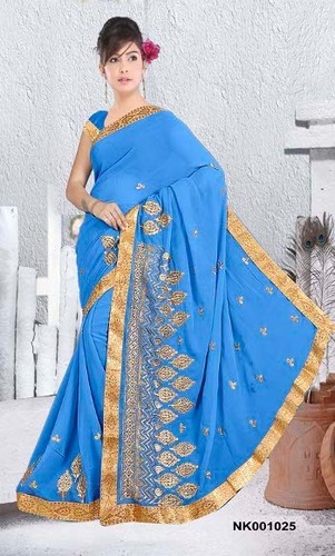Embroidery fancy Saree