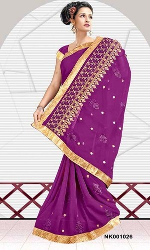 Embroidery fancy Saree