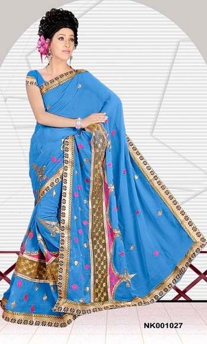 Embroidery fancy Saree