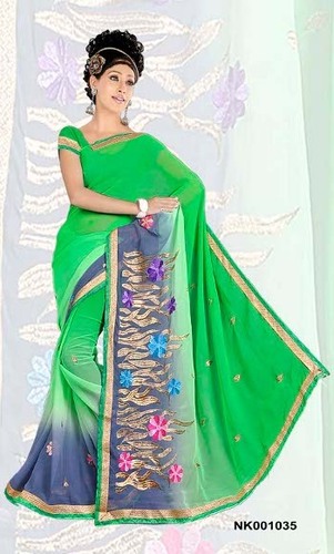 Multi Color Bridal Saree