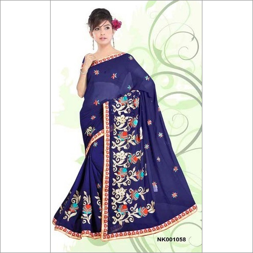 Embroidery fancy Saree