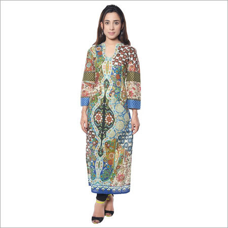 Cotton Digital Prints Kurti