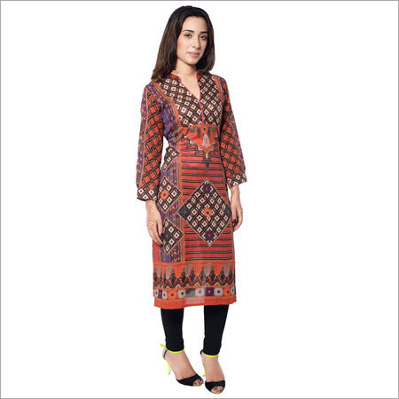 Block Printed Cotton Kurtis